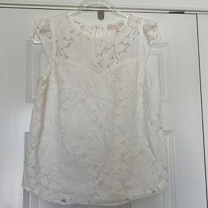 White lace top